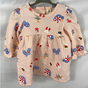 NWOT Tucker + Tate Holiday Sweatshirt Dress 6M